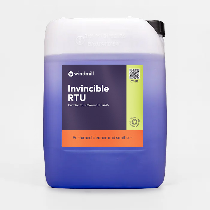 Windmill Invincible RTU - Cleaner and Santiser - 10L - Windmill Refill